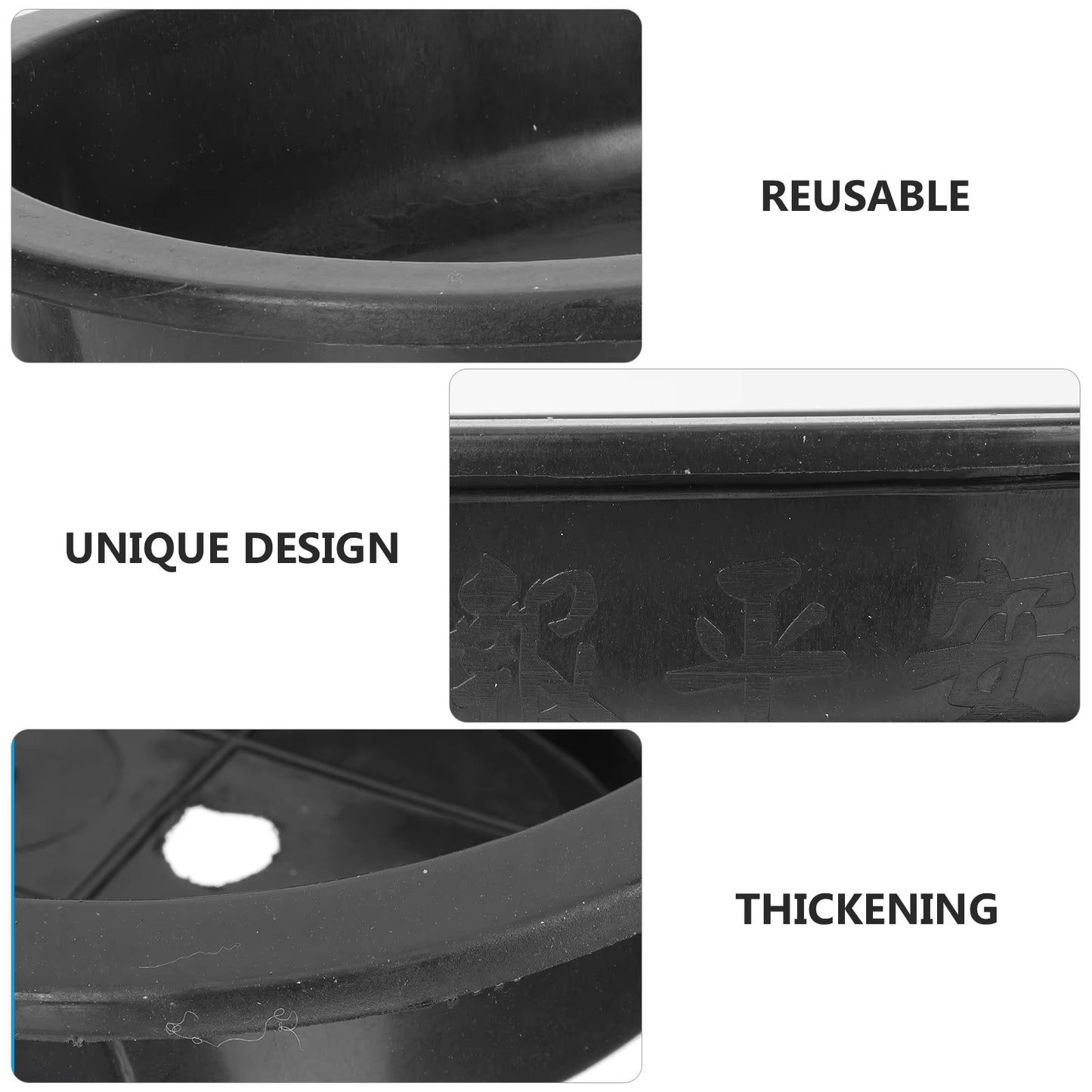 Modern Plastic Flowerpot Durable Planter Safe Container Gardening Pot Plant Holder Home Decor Supplies Indoor Accessories Yard
